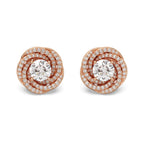 Stardust Studs 14k Rosegold