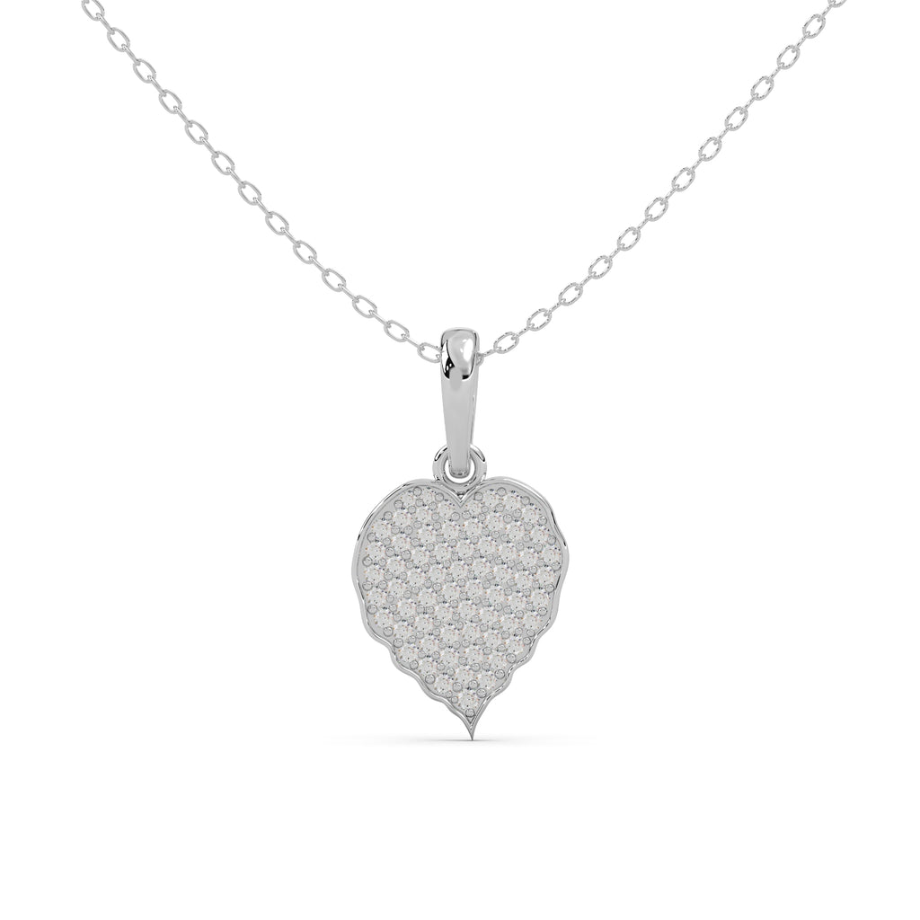 Fiona Pendant Silver White