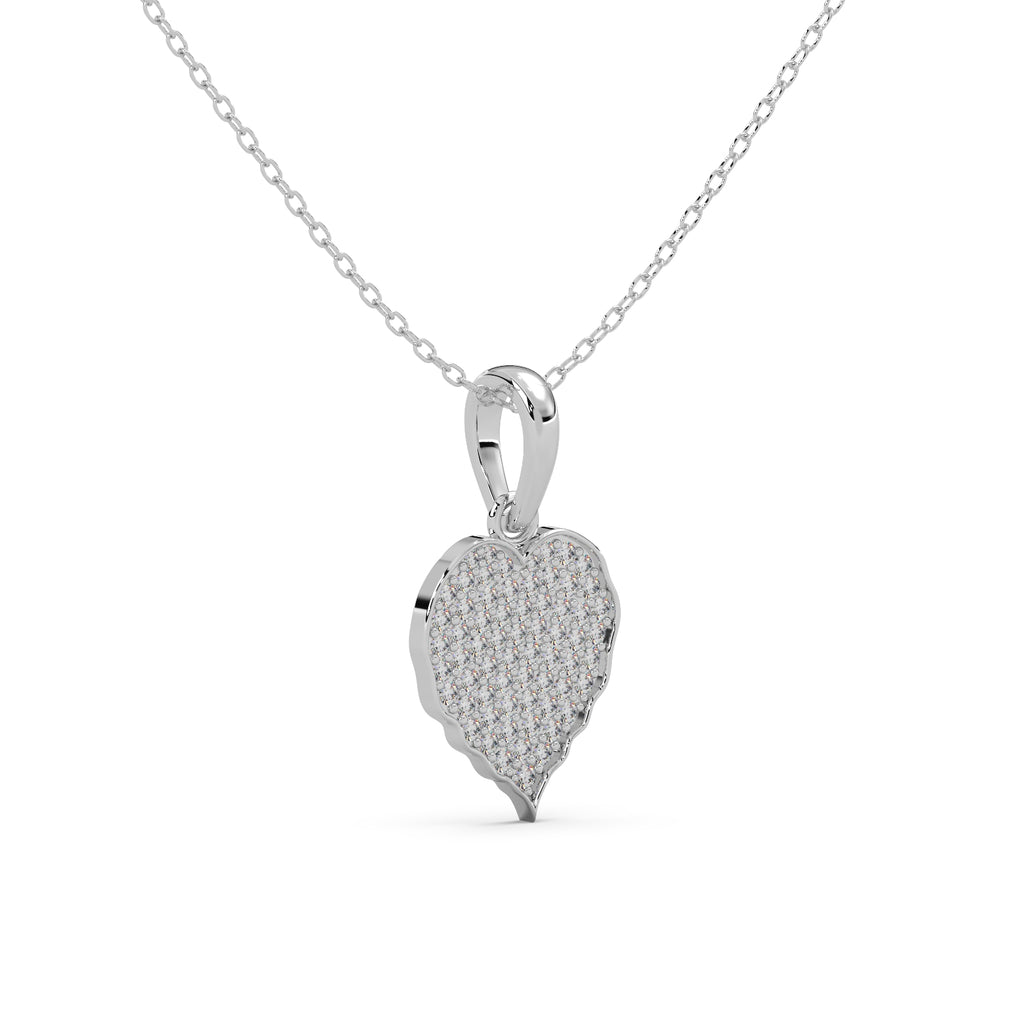 Fiona Pendant Silver White