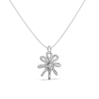 Dahlia Pendant 14k White