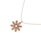 Dahlia Pendant 14k Rose