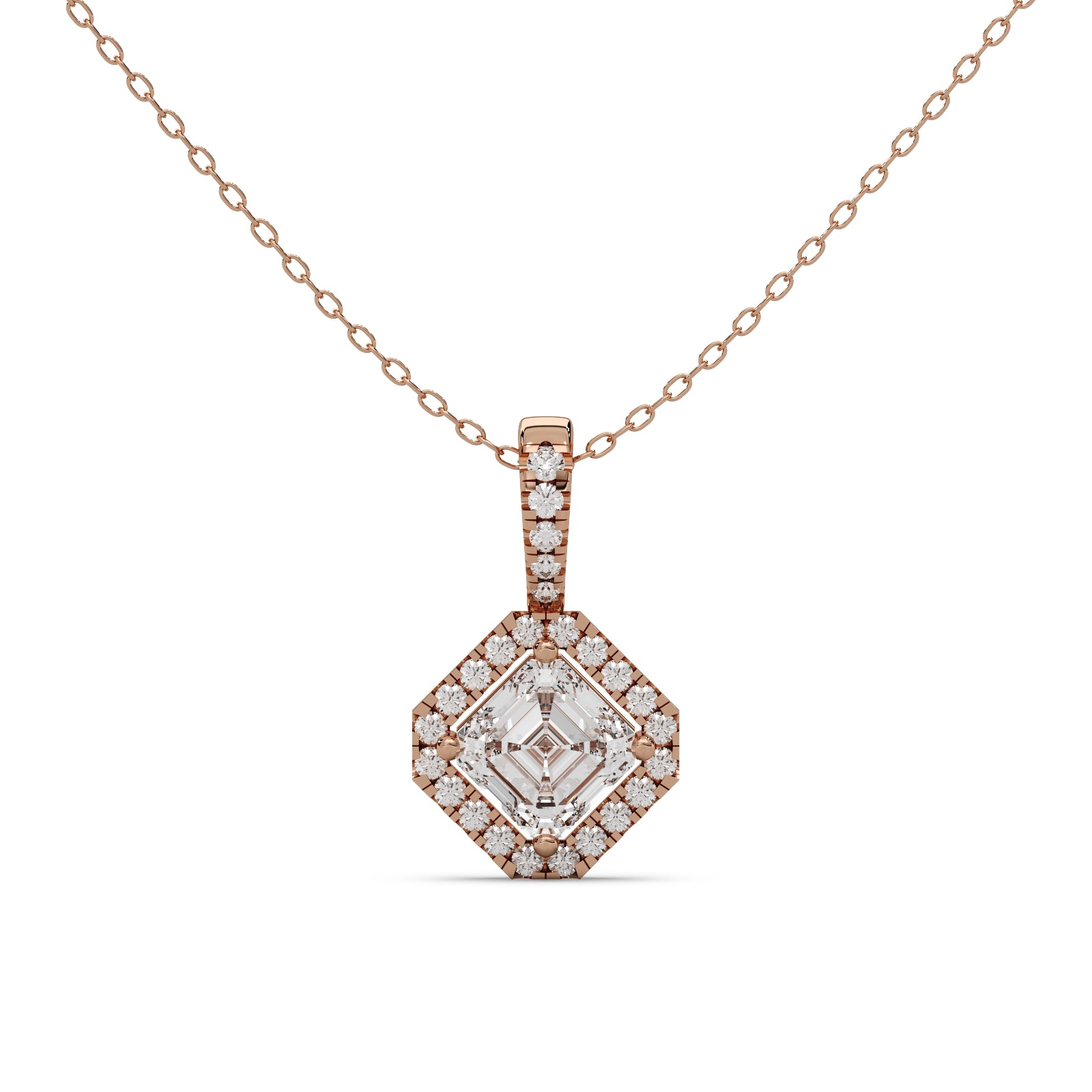 Monarch Pendant 14k Rosegold