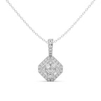 Monarch Pendant Silver White