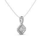 Monarch Pendant Silver White