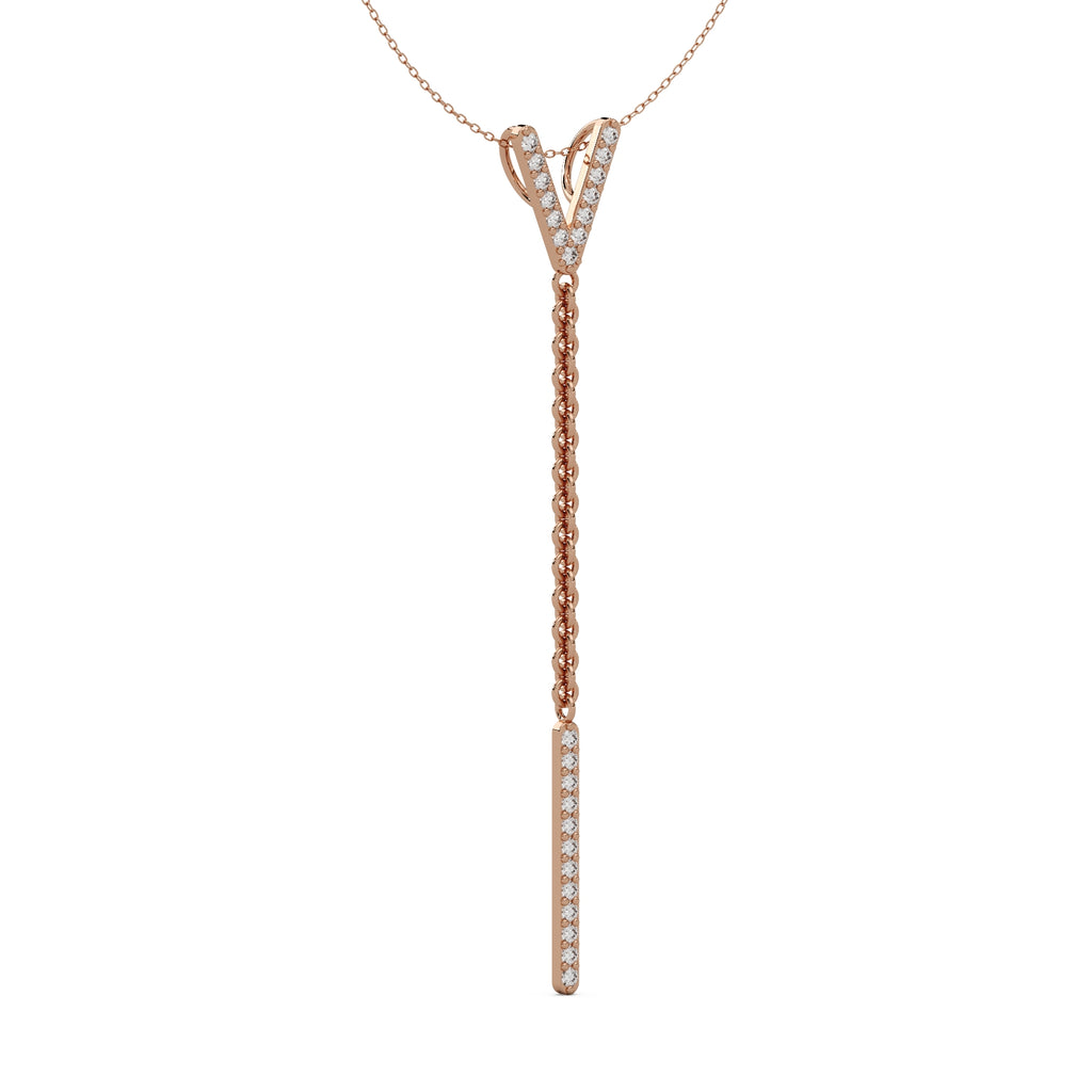 Raya Necklace 14k Rosegold