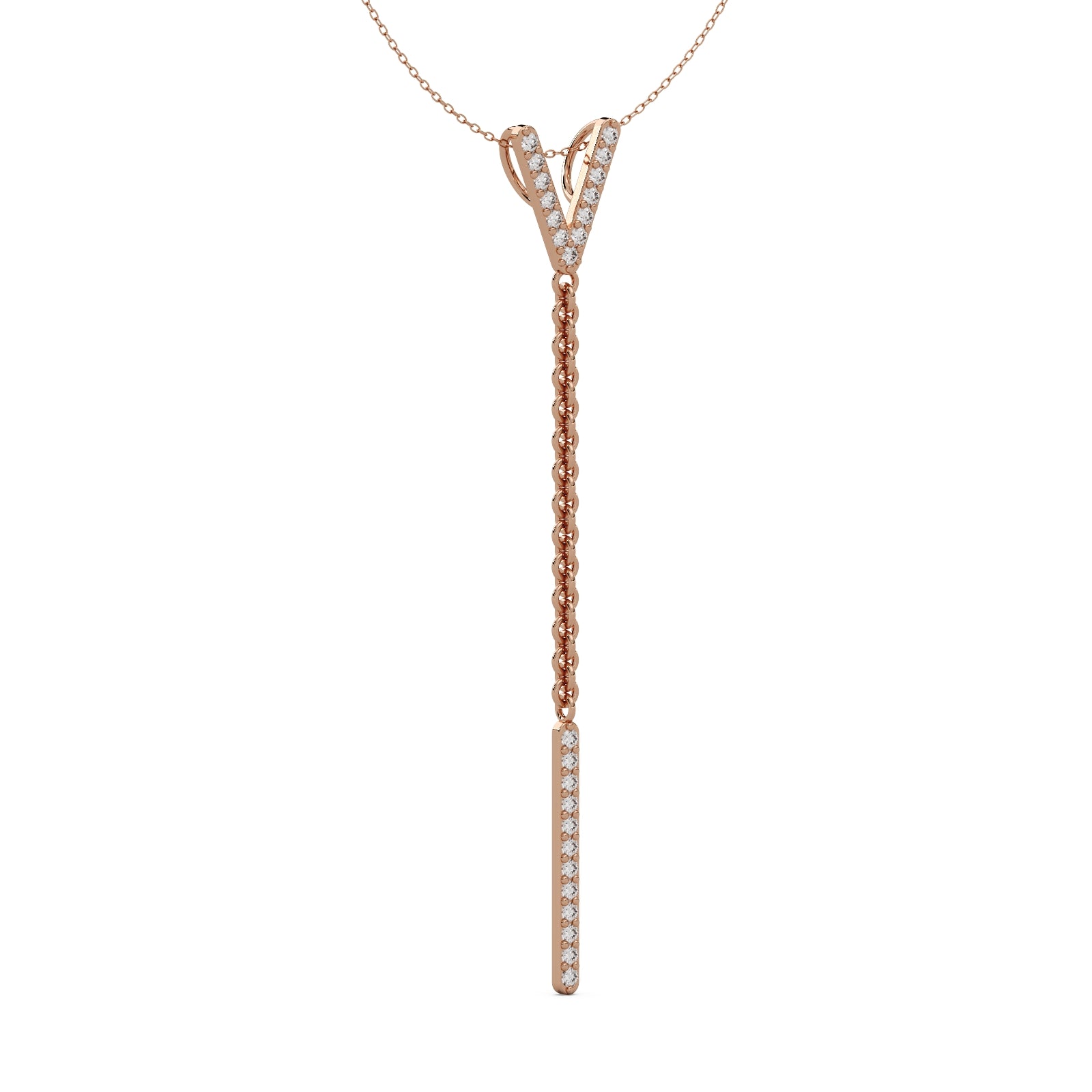 Raya Necklace 14k Rosegold