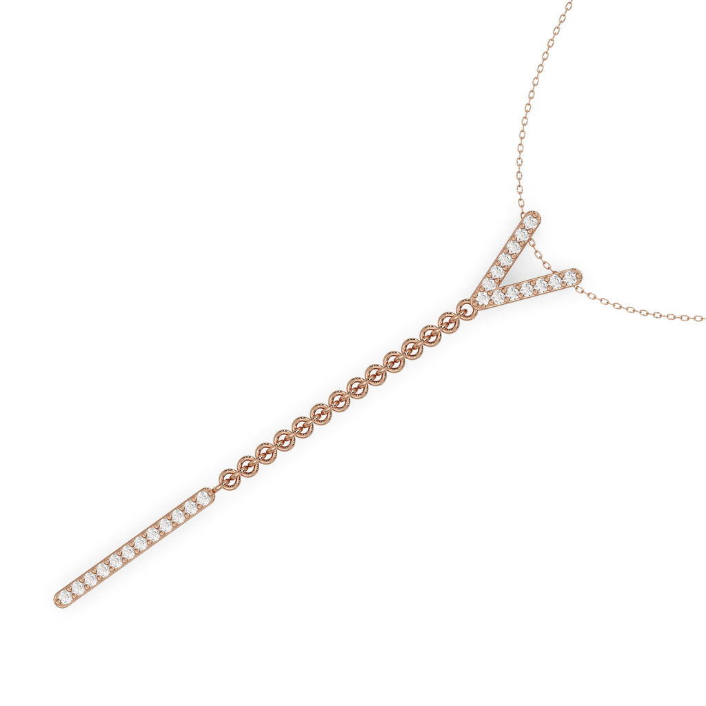 Raya Necklace 14k Rosegold