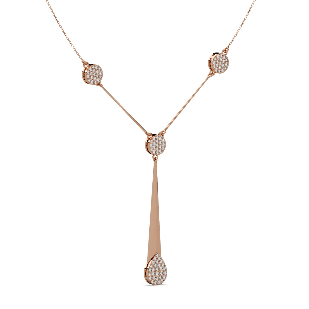 Seraphina Necklace Silver Rose