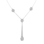 Seraphina Necklace Silver White