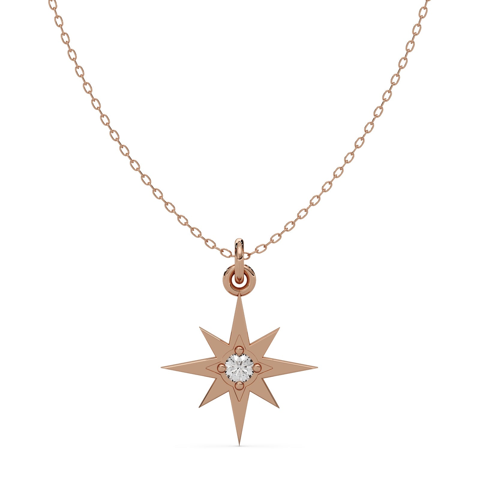 Polaris Pendant 14k Rose