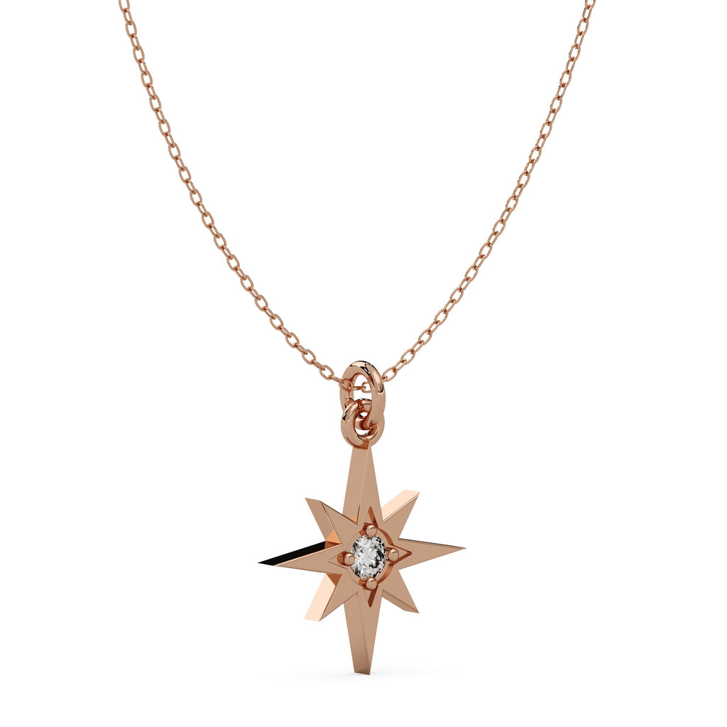 Polaris Pendant 14k Rose