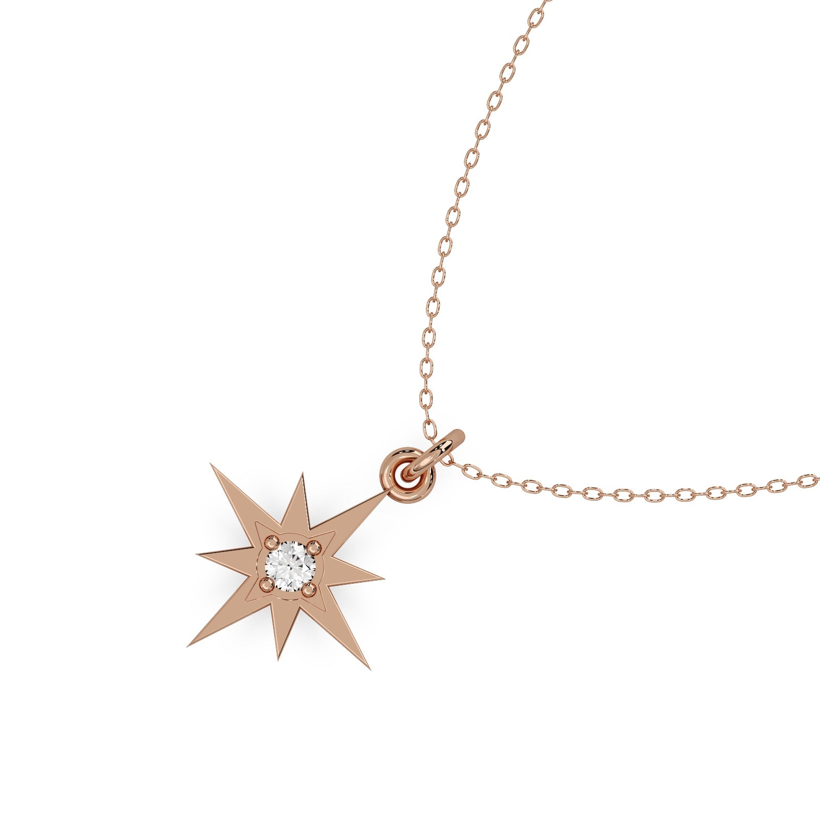Polaris Pendant 14k Rose