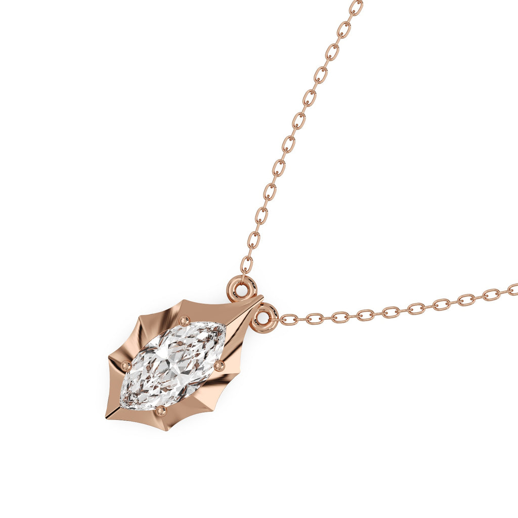 Regalia Pendant Silver Rose