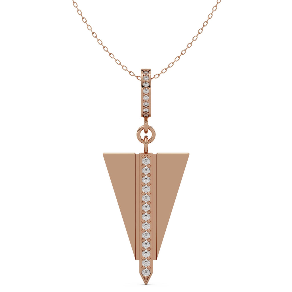 Lynx Pendant 14k Rosegold