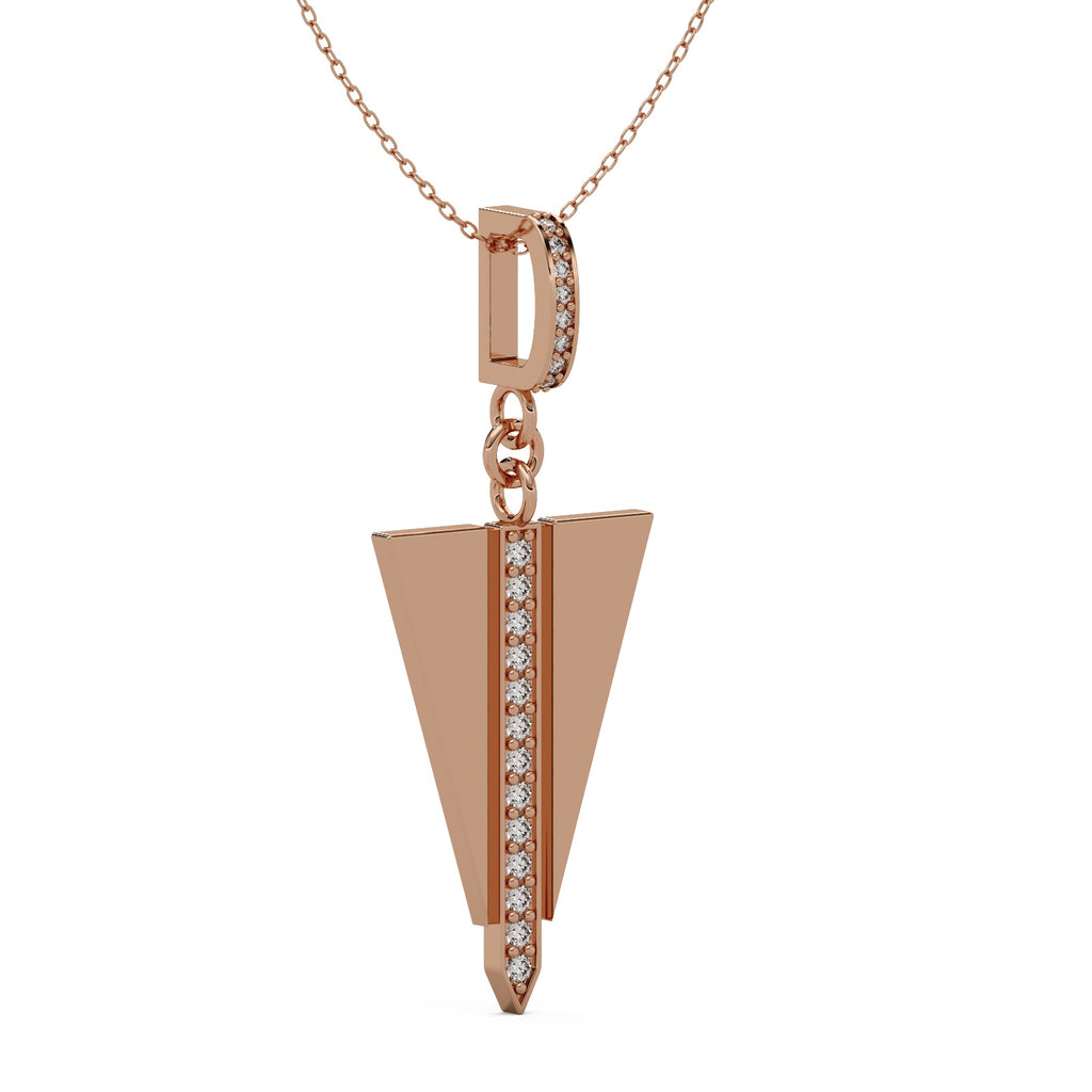 Lynx Pendant 14k Rosegold