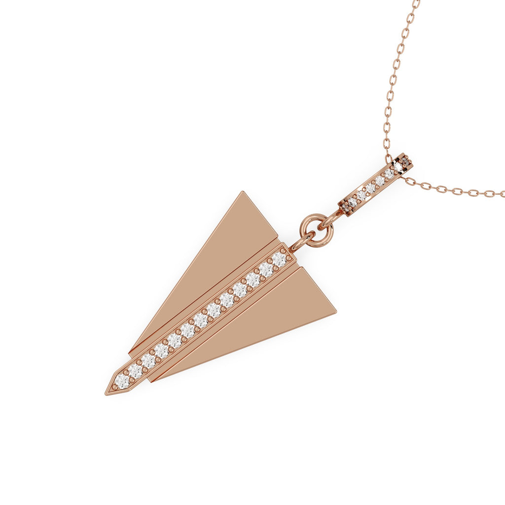 Lynx Pendant 14k Rosegold