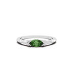 The Sage Diamond Ring - Sterling Silver (White)