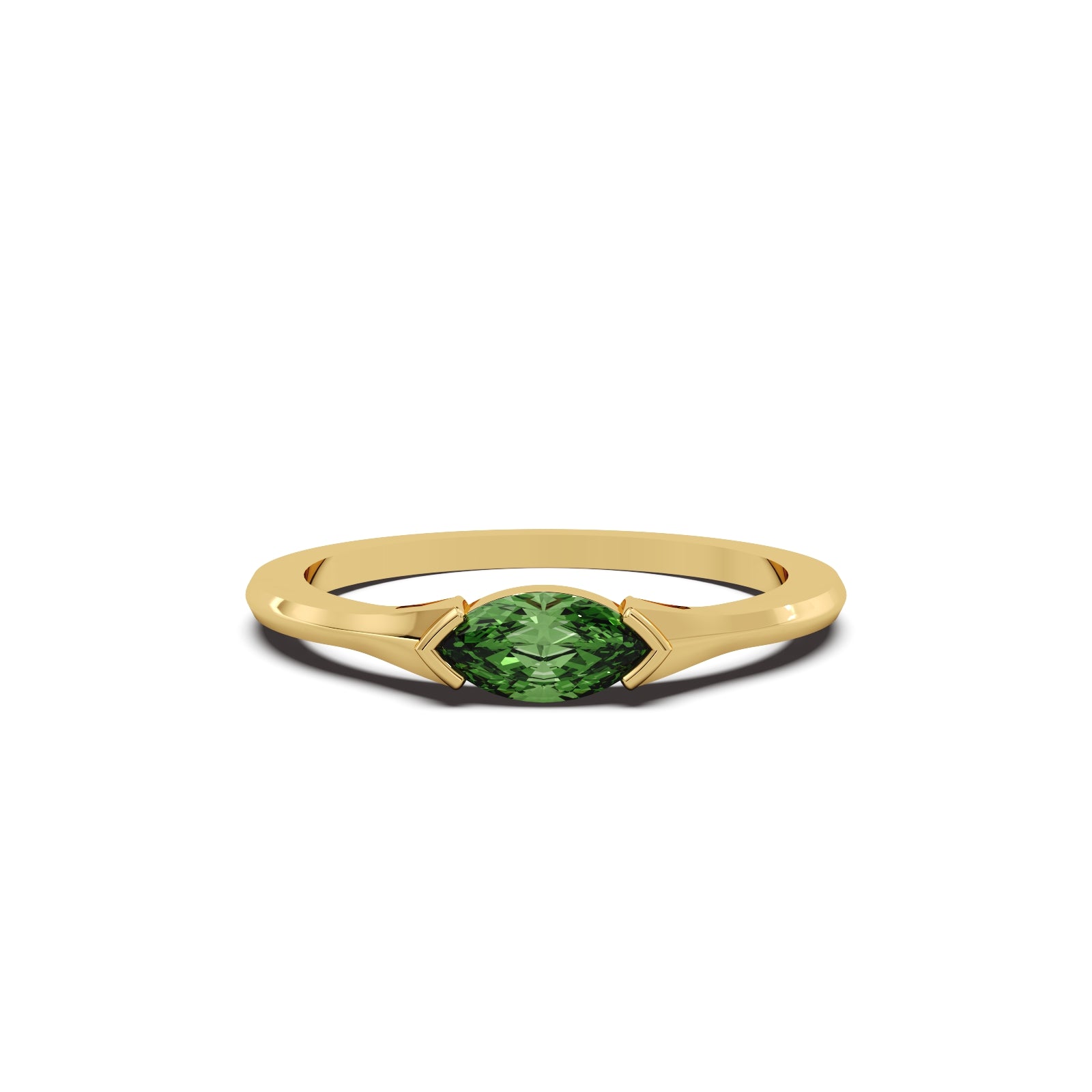 The Sage Diamond Ring - 14k Yellow Gold