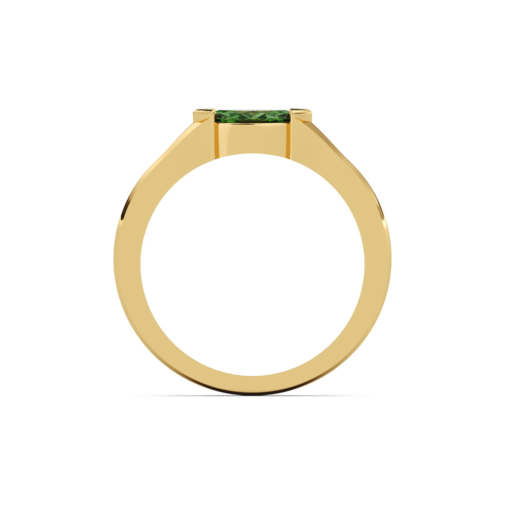The Sage Diamond Ring - Sterling Silver (Gold)