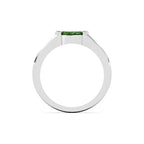 The Sage Diamond Ring - Sterling Silver (White)