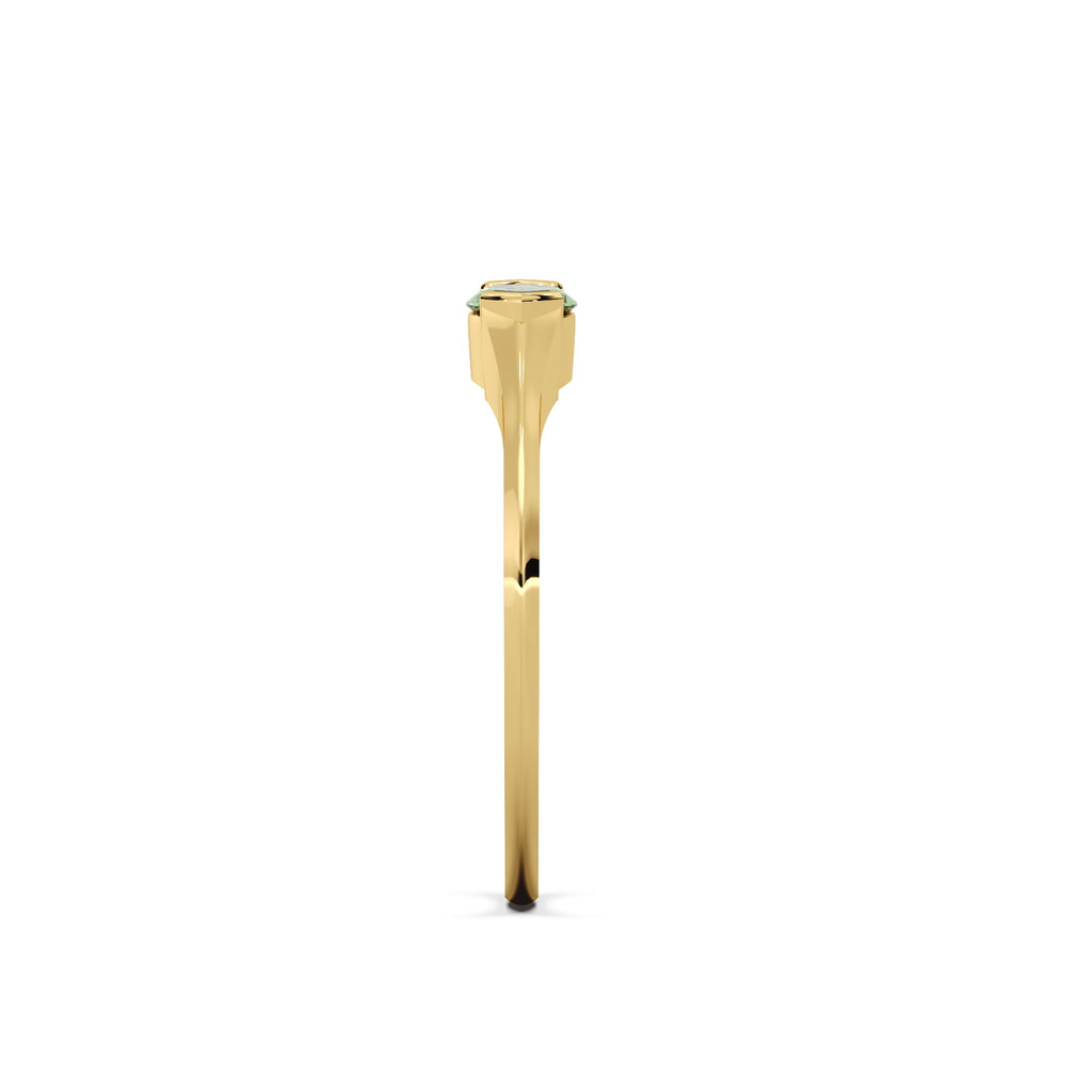 The Sage Diamond Ring - 14k Yellow Gold