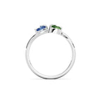 Dualis Diamond Ring - 14k White Gold