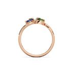 Dualis Diamond Ring - 18k Rose Gold