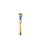 Starry Night Diamond Ring - Sterling Silver (Gold)