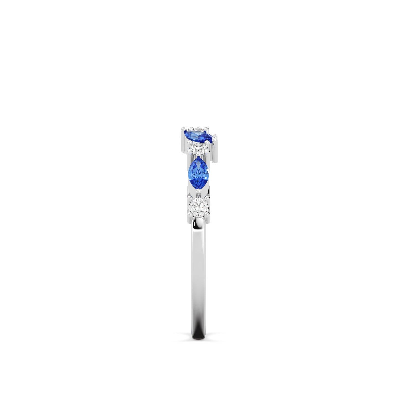 Starry Night Diamond Ring - 14k White Gold