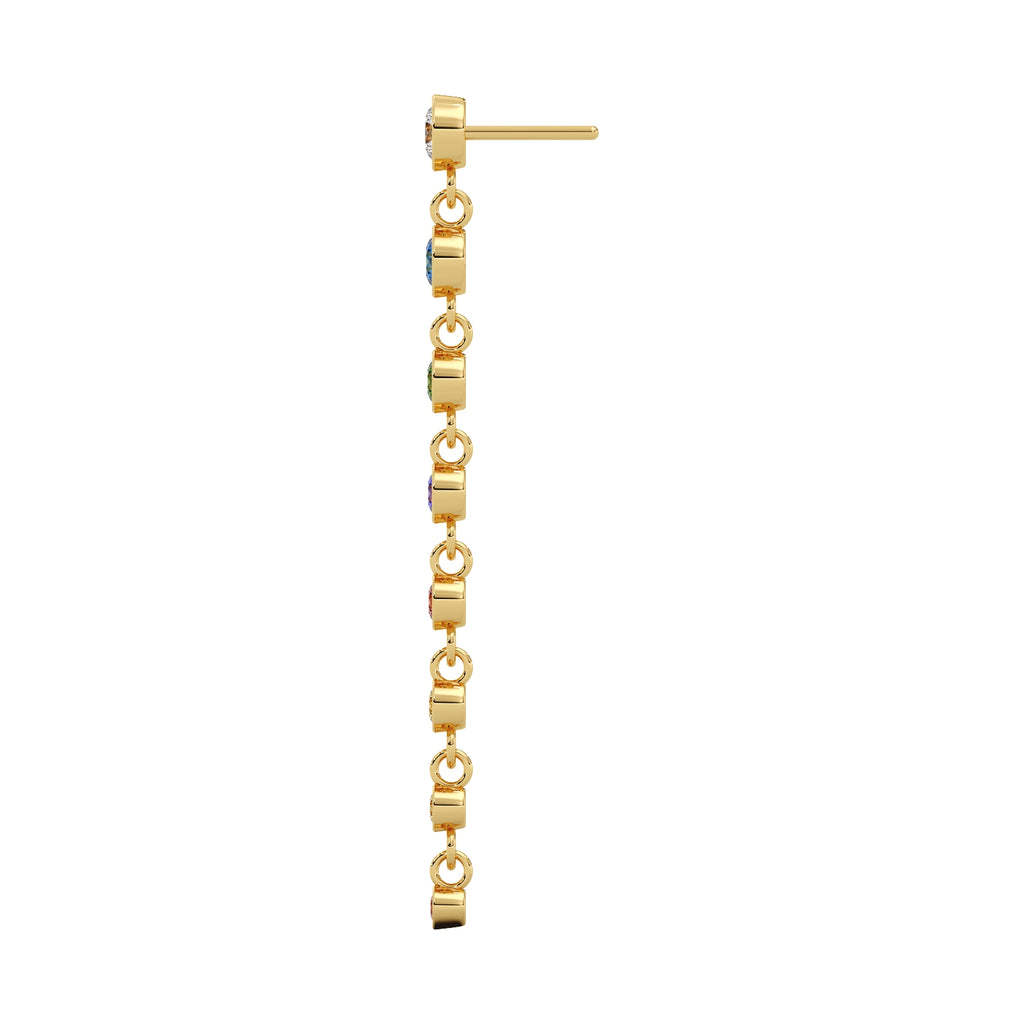 Prism Earrings 14k Gold
