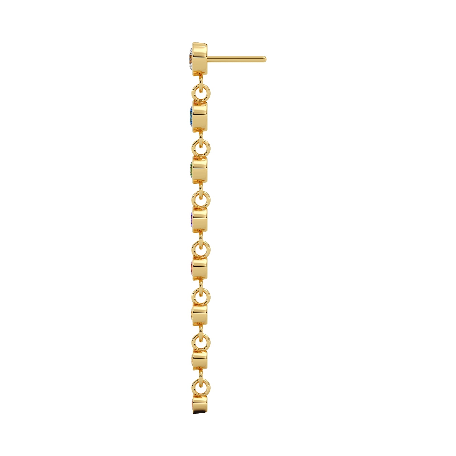 Prism Earrings 14k Gold