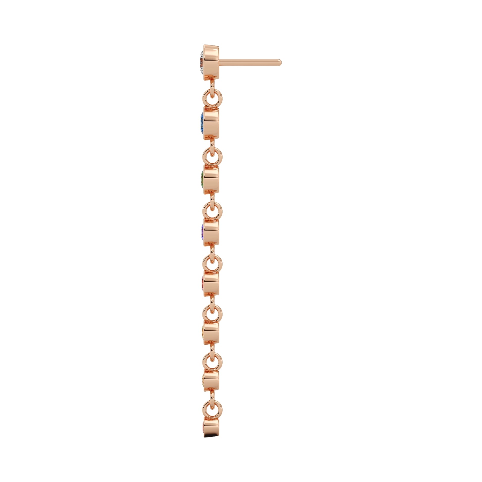 Prism Earrings 14k Rosegold