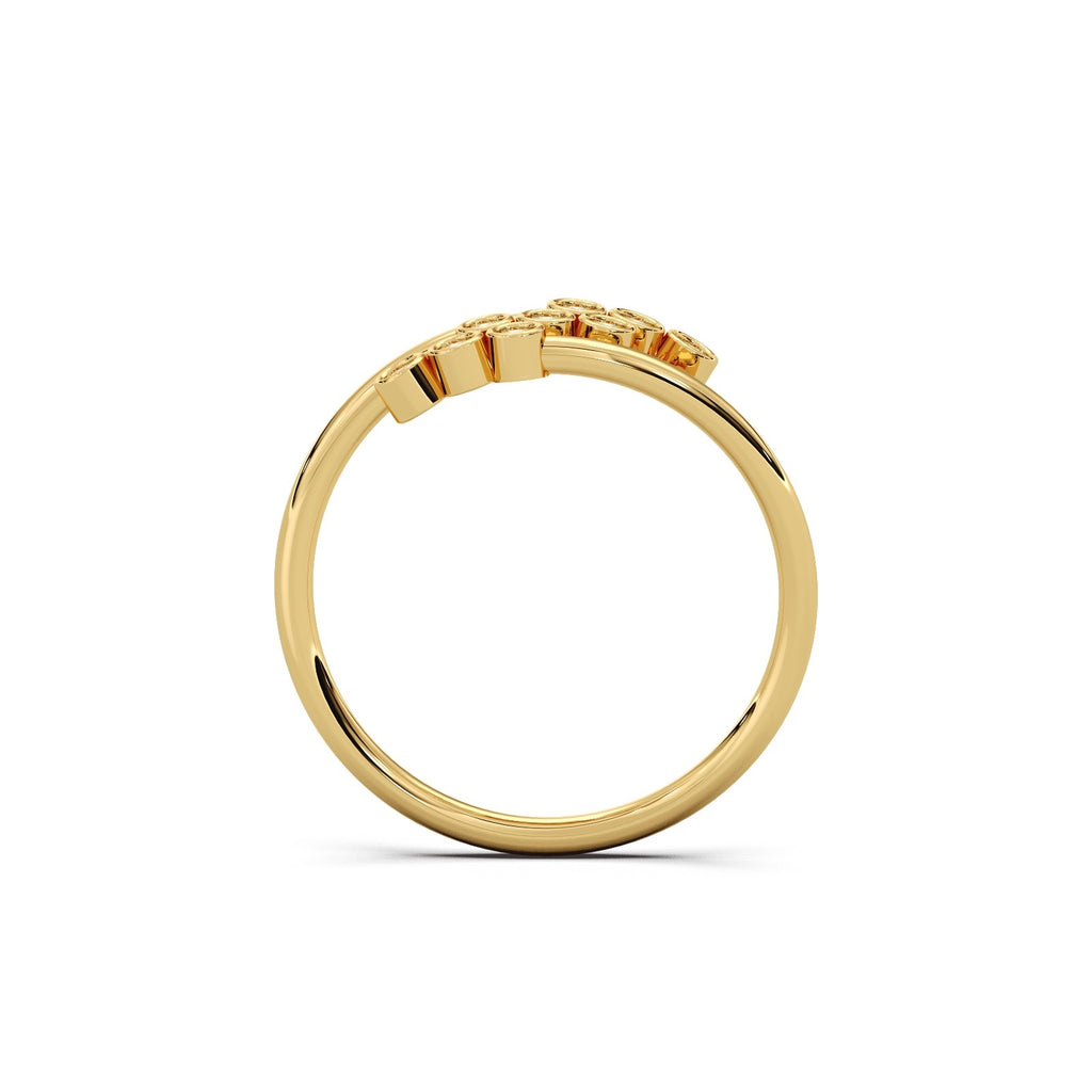 Diamond Wrap Ring 14k Gold