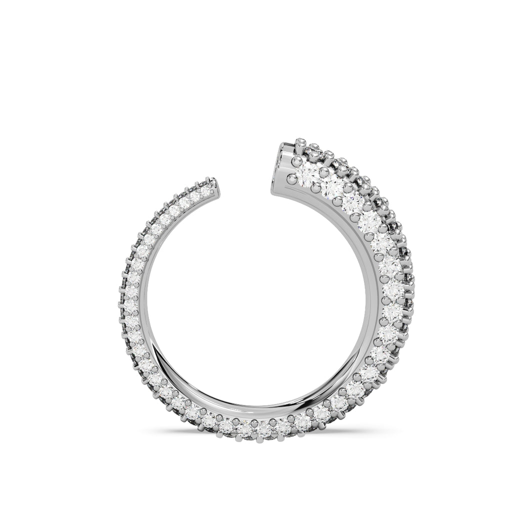 Zephyr Ring Silver White