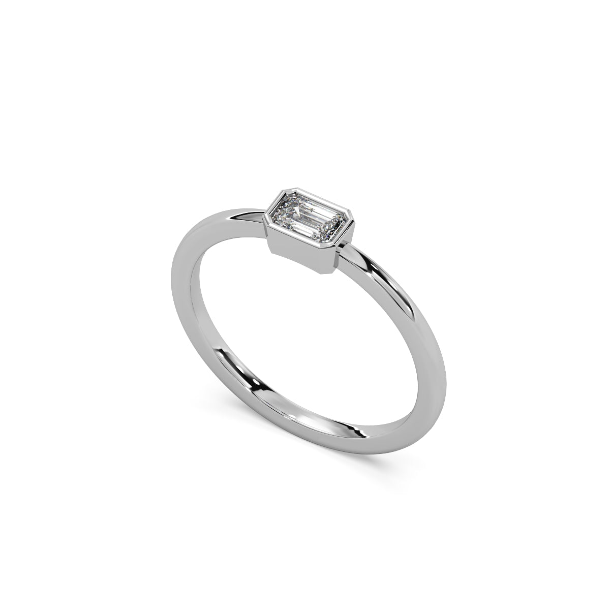 The Roma Diamond Ring - 14k White Gold