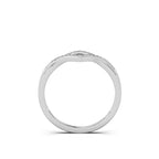 Vera Diamond Ring - Sterling Silver (White)