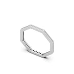 The Octagon 18k White