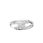 Diamond Wrap Ring 14k White