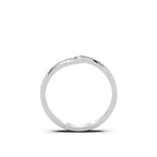 Chevron Band 14k White