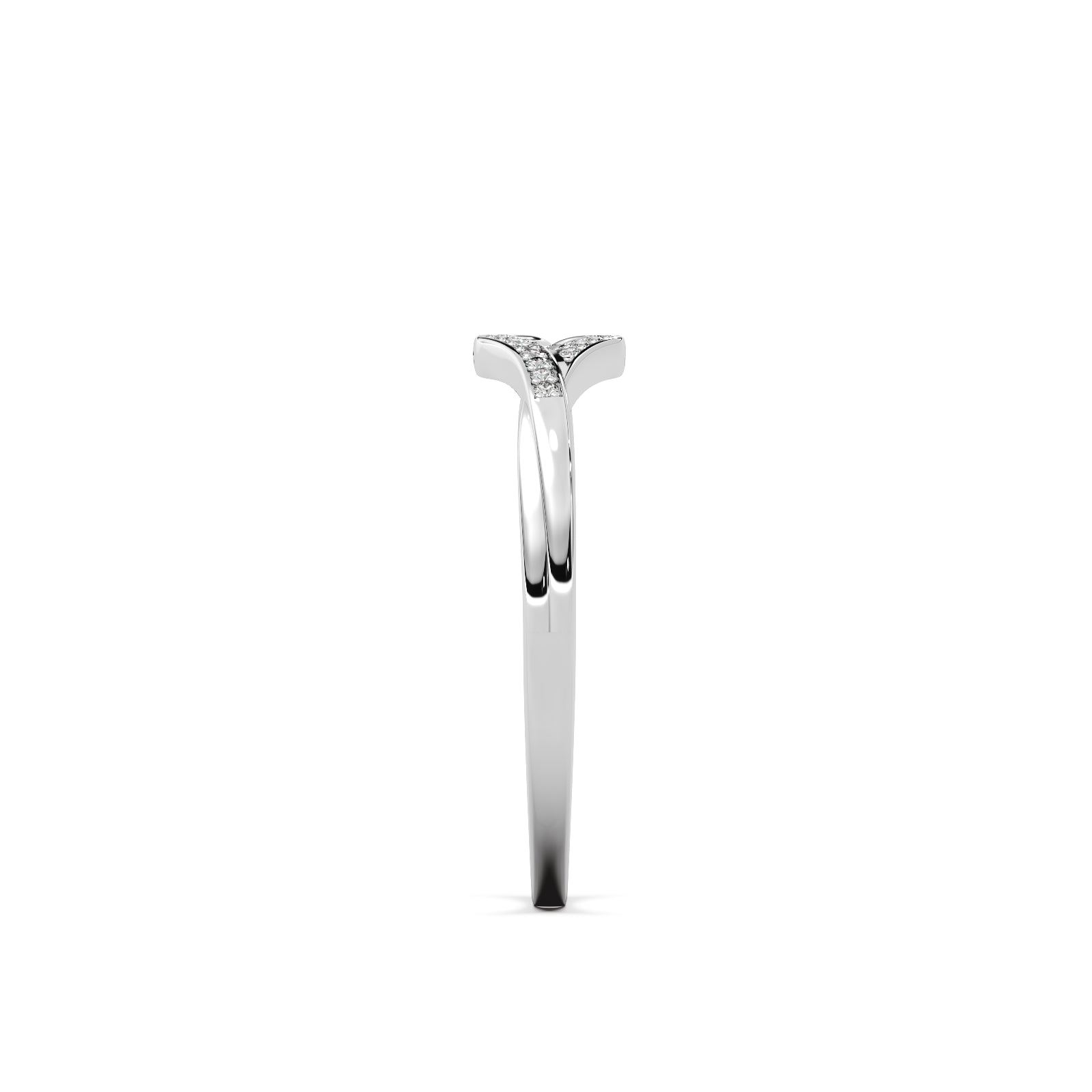 Vera Diamond Ring - Sterling Silver (White)