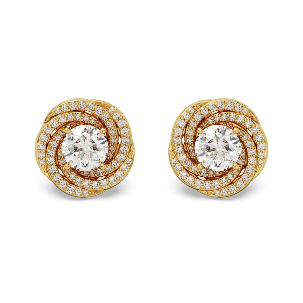Stardust Studs Silver Gold