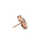 Stardust Studs 14k Rosegold