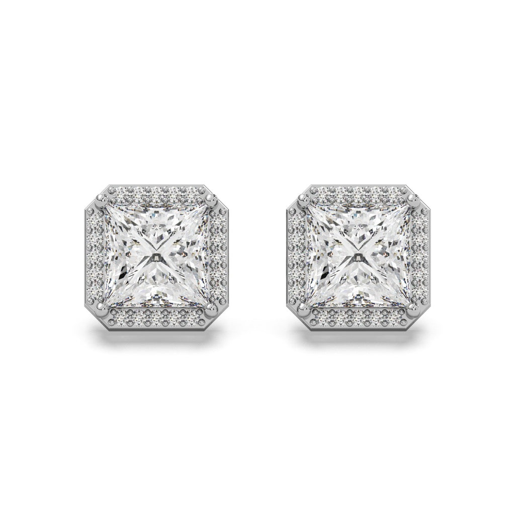 Monarch Studs 14k White