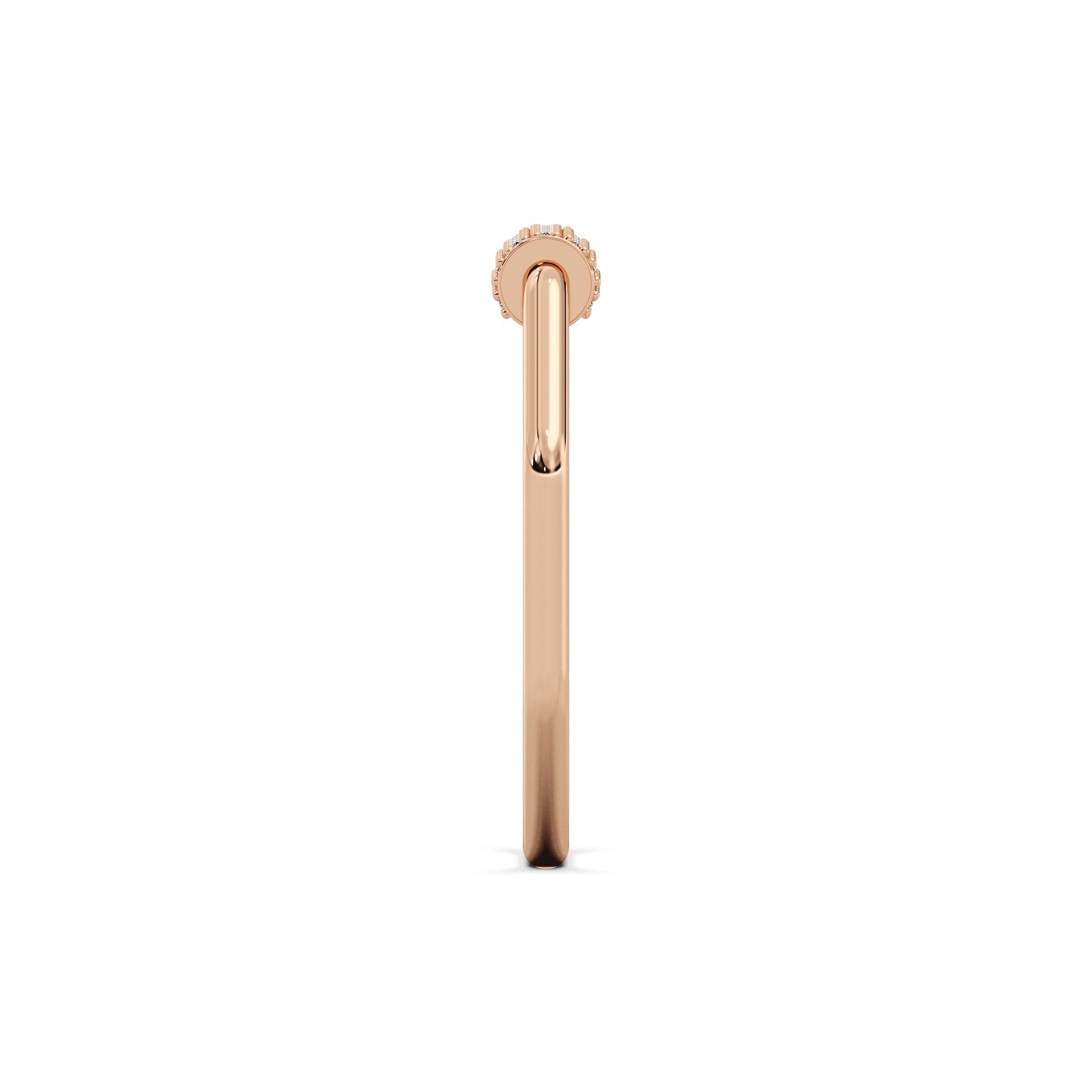Octa Halo Ring 14k Rosegold