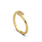 Cubic Cluster Ring 14k Gold