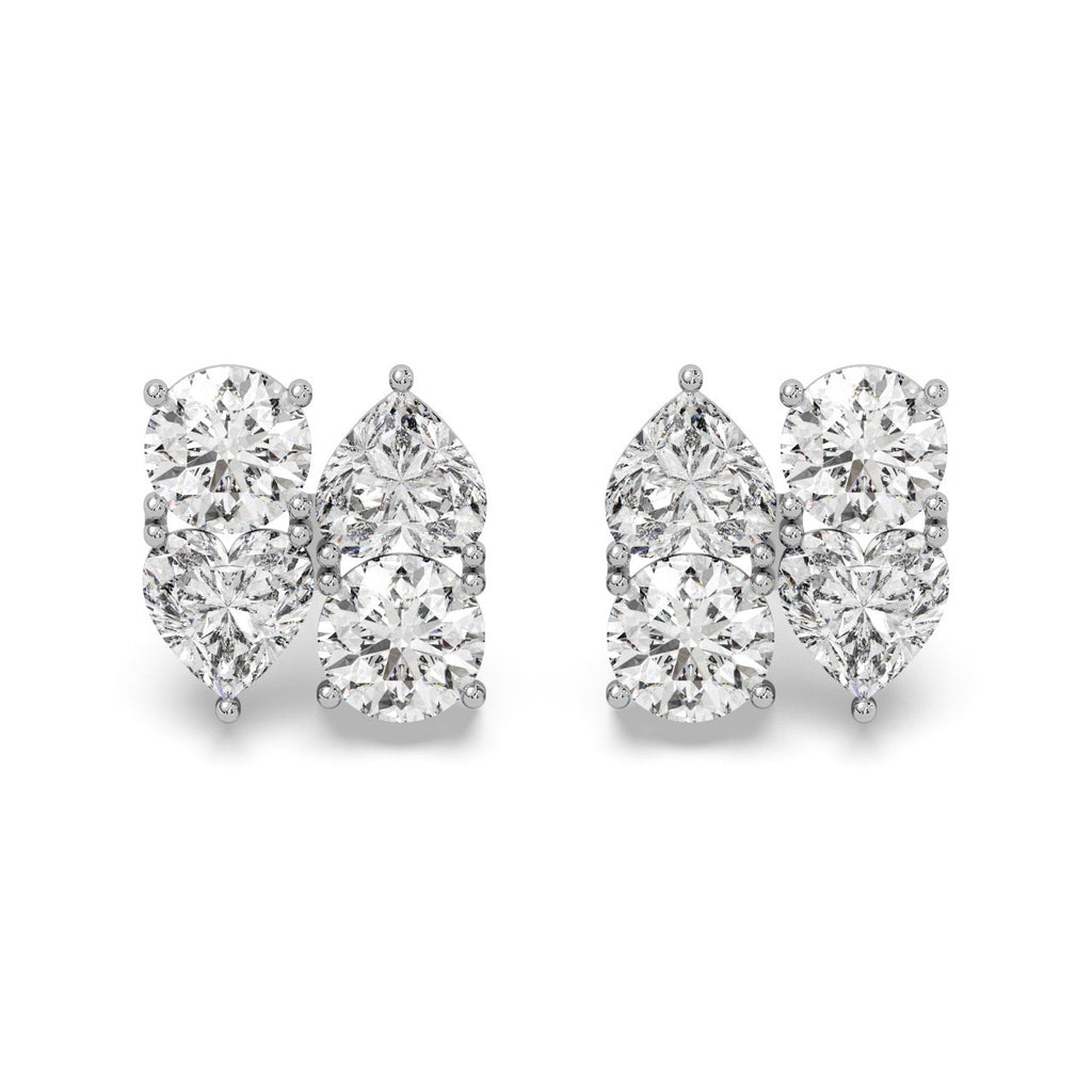 Artemis Studs 14k White