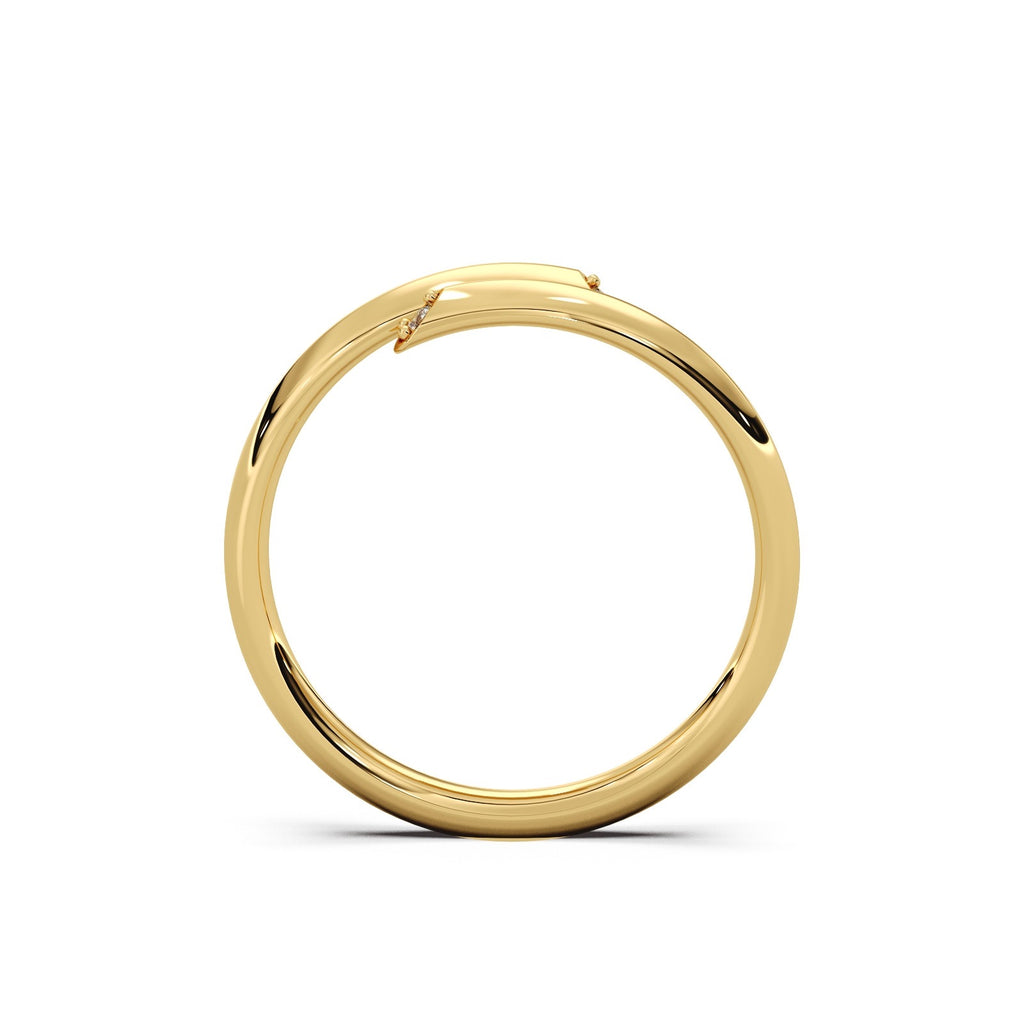 Twine Diamond Ring 18k Gold