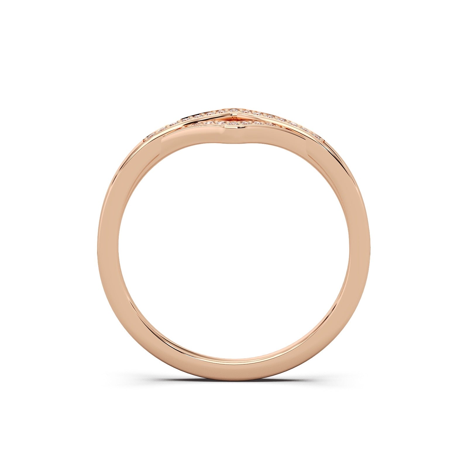 Vera Diamond Ring -  18k Rose Gold