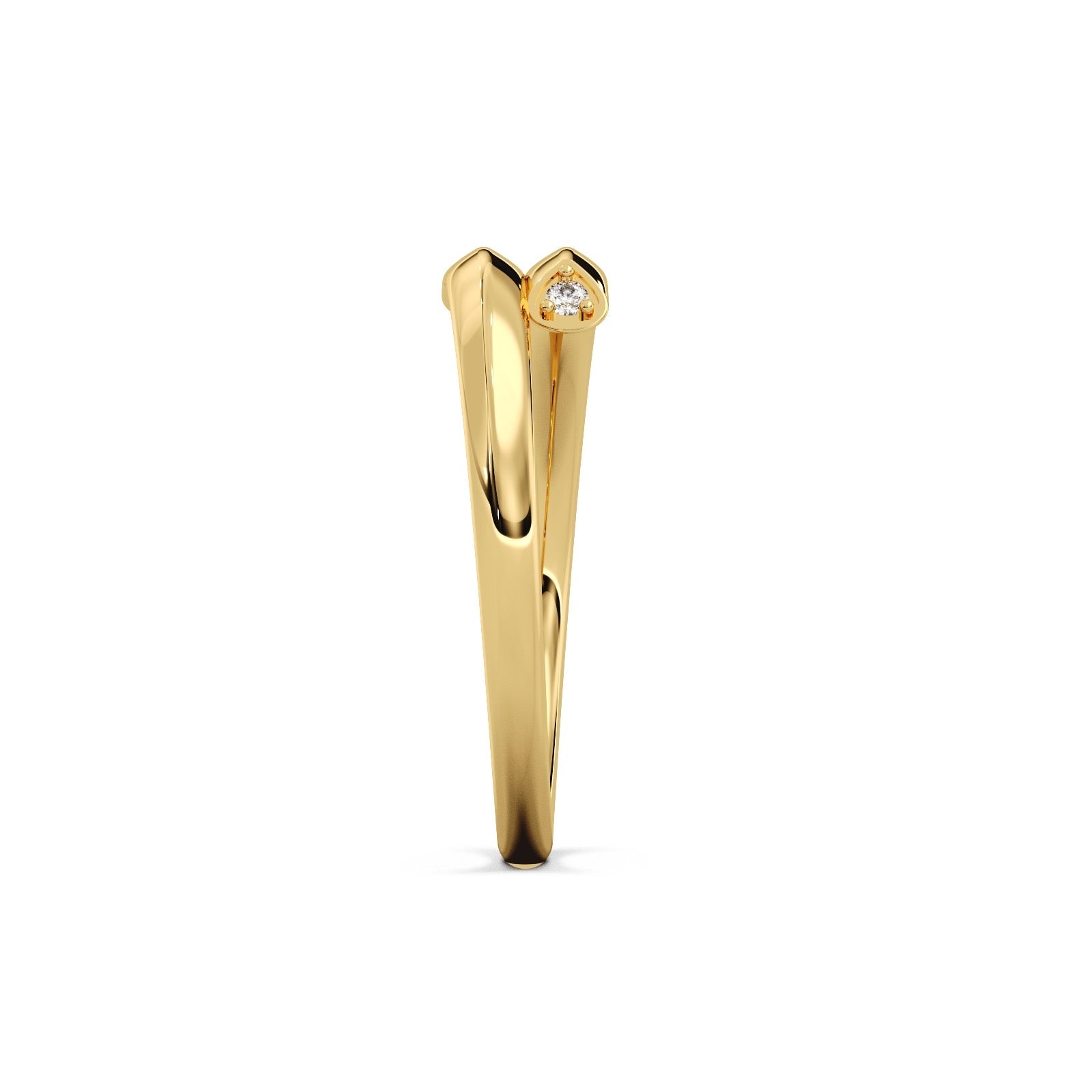 Twine Diamond Ring 14k Gold