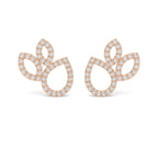 Dewdrop Studs Silver Rosegold
